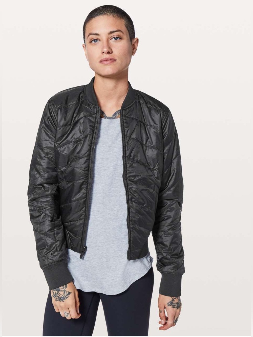 Lululemon Puffer Womens Jacket Non Stop Bomber Reversible